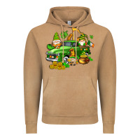 Vintage Camel st patricks gnomes  with farm truck Vintage Hoodie - AdoDesignShop