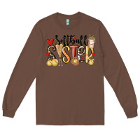 Chestnut softball sister Long Sleeve Tee - MaliasSmallBusiness