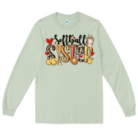 Matcha softball sister Long Sleeve Tee - MaliasSmallBusiness