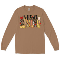 Toasted Coconut softball sister Long Sleeve Tee - MaliasSmallBusiness
