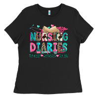 Black nursing diaries no sleep no money no life Ladies Tee - Zillion Design Studio
