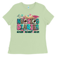 Matcha nursing diaries no sleep no money no life Ladies Tee - Zillion Design Studio