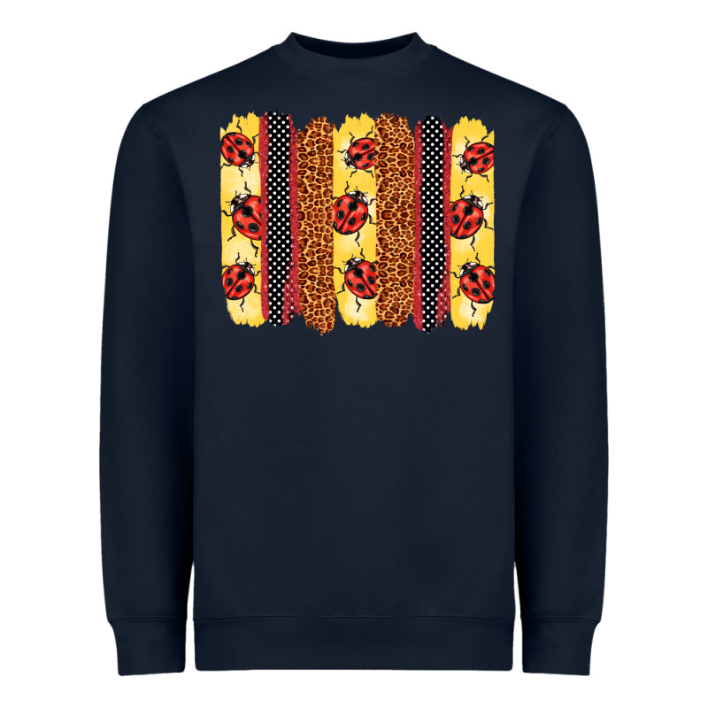 Ladybug  Brushstrokes Heavyweight Sweatshirt by BarkalooDesign | Teevron
