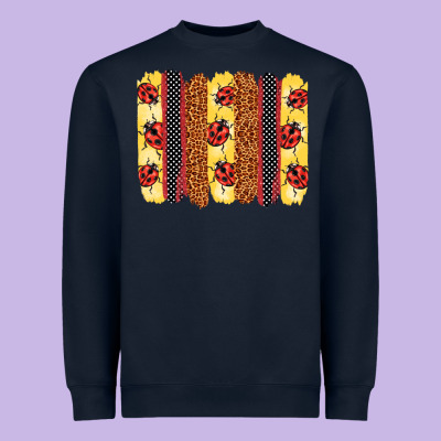 Ladybug  Brushstrokes Heavyweight Sweatshirt Designed By Barkaloodesign