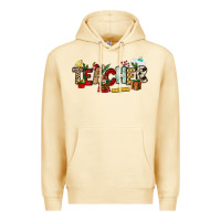 Pina Colada Christmas Teacher Premium Hoodie - NancyCooperArtShop