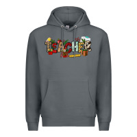 Rock Christmas Teacher Premium Hoodie - NancyCooperArtShop