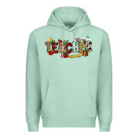 Seafoam Christmas Teacher Premium Hoodie - NancyCooperArtShop