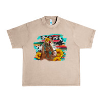 French Oak horse with sunflowers Urban Heavy Tee - Artiststas