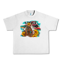 Horse With Sunflowers Urban Heavy Tee | Teevron