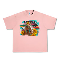 Salmon horse with sunflowers Urban Heavy Tee - Artiststas