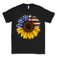 Black american flag sunflower Classic Tee - Jasminsmagicworld