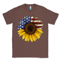 Chestnut american flag sunflower Classic Tee - Jasminsmagicworld