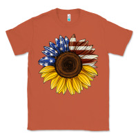 Copper american flag sunflower Classic Tee - Jasminsmagicworld