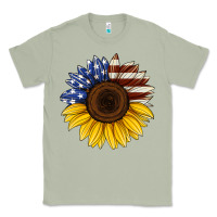 Matcha american flag sunflower Classic Tee - Jasminsmagicworld