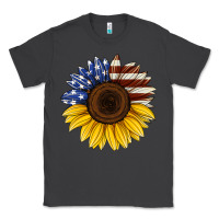 Smoke american flag sunflower Classic Tee - Jasminsmagicworld