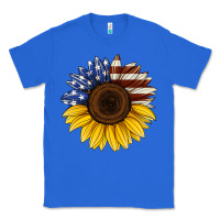 True Royal american flag sunflower Classic Tee - Jasminsmagicworld