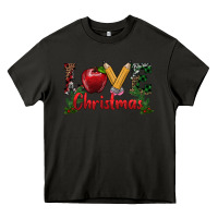 Asphalt love christmas teacher Heavy Core Tee - RanaPortraitStore