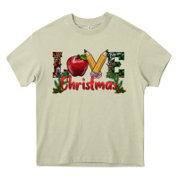 Mossy love christmas teacher Heavy Core Tee - RanaPortraitStore