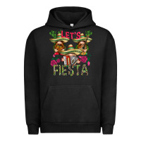 Pigment Black Let's fiesta with gnomies Mexico Urban Hoodie - HowdyJamesFarm