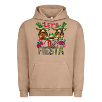 Pigment Burro Let's fiesta with gnomies Mexico Urban Hoodie - HowdyJamesFarm
