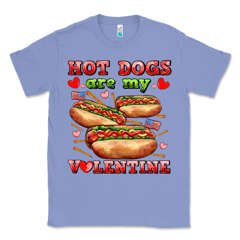 Hot Dogs Are My Valentine Classic Tee by AdoDesignShop | Teevron