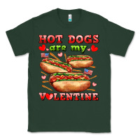 Sports Green hot dogs are my valentine Classic Tee - AdoDesignShop