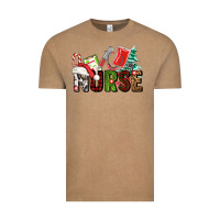 Vintage Coffee Christmas nurse Vintage Tee - AdoDesignShop