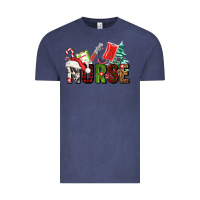 Vintage Denim Christmas nurse Vintage Tee - AdoDesignShop