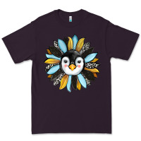 Plum penguin sunflower Premium Tee - RanaPortraitStore