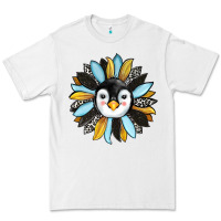 White penguin sunflower Premium Tee - RanaPortraitStore