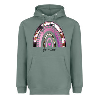 Sage Valentines Day Rainbow, Valentines Day Rainbow Cowhide, Heavyweight Hoodie - Bettercallsaul