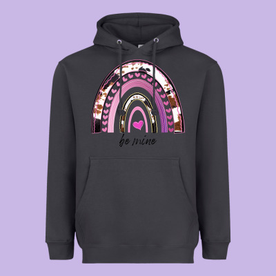 Valentines Day Rainbow, Valentines Day Rainbow Cowhide, Heavyweight Hoodie Designed By Bettercallsaul