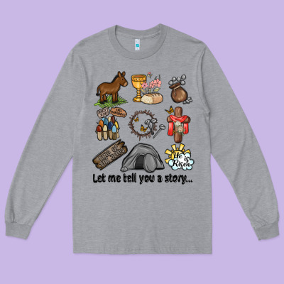 Let Me Tell You A Story Long Sleeve Tee Designed By Maliassmallbusiness