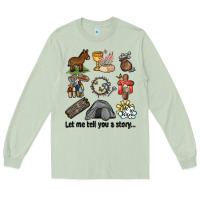Matcha let me tell you a story Long Sleeve Tee - MaliasSmallBusiness