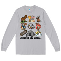 Moon Dust let me tell you a story Long Sleeve Tee - MaliasSmallBusiness
