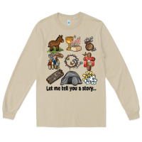 Mushroom let me tell you a story Long Sleeve Tee - MaliasSmallBusiness