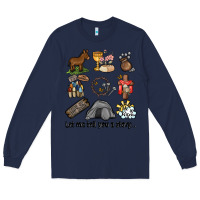 Navy let me tell you a story Long Sleeve Tee - MaliasSmallBusiness
