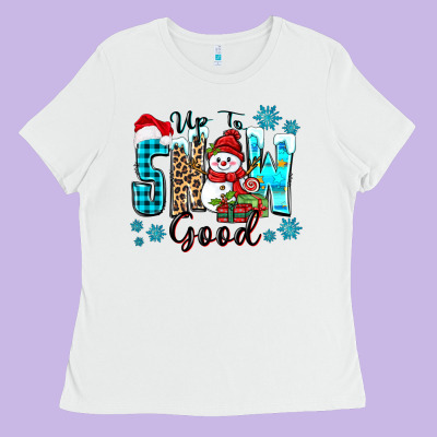 Up To Snow Good Ladies Tee Designed By Zillion Design Studio