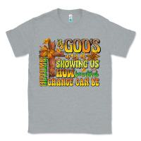 Heather Grey Autumn Is God's way Of Showing Us How Beautiful Ch Classic Tee - CowhideDigitalArt
