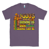 Lavender Autumn Is God's way Of Showing Us How Beautiful Ch Classic Tee - CowhideDigitalArt