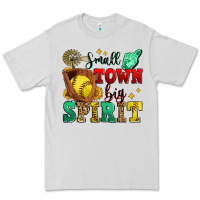 Dove Grey small town big spirit softball Premium Tee - Zillion Design Studio