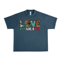 Midnight Navy love mexicana revise Urban Heavy Tee - AdoDesignShop