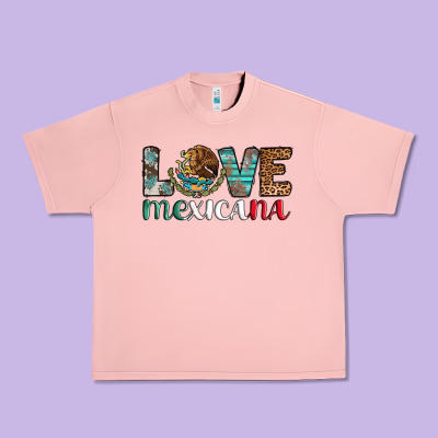 Love Mexicana Revise Urban Heavy Tee Designed By Adodesignshop