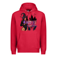 Cardinal Witchy Woman Premium Hoodie - texasbilliewilder