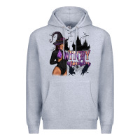 Heather Grey Witchy Woman Premium Hoodie - texasbilliewilder