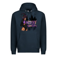 Navy Witchy Woman Premium Hoodie - texasbilliewilder