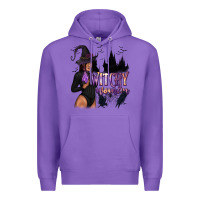 Purple Witchy Woman Premium Hoodie - texasbilliewilder
