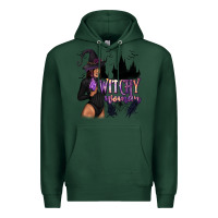 Sports Green Witchy Woman Premium Hoodie - texasbilliewilder