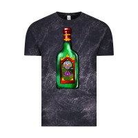 Cloud Black tequila bottle Vintage Tee - AdoDesignShop