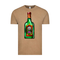 Vintage Coffee tequila bottle Vintage Tee - AdoDesignShop